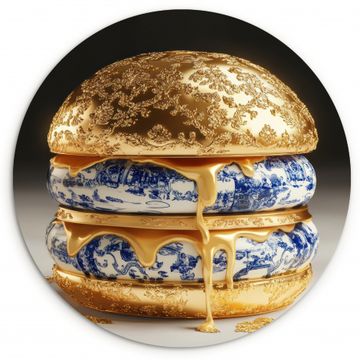 Delftsblauw - Goud - Burger