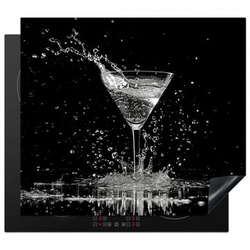 Inductiebeschermer - Monochrome splash martini