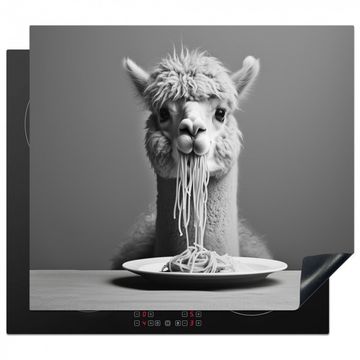 Alpaca - Pasta - Zwart - Wit - Grappig - Dieren