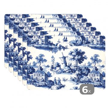 Placemat - Idyllisch Blauw Landtaferee