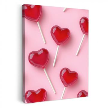 Lollies - Hartjes - Roze