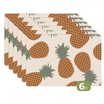 Placemat - Ananas Aaneenschakeling