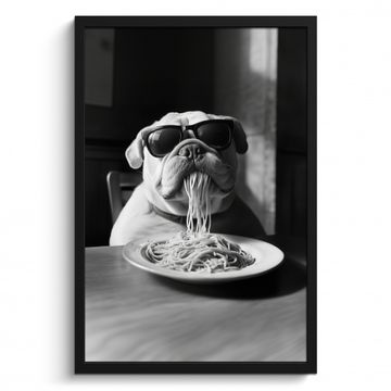 Hond - Bulldog - Pasta - Bril - Stoer - Dieren