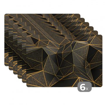 Placemat - geometrische goud