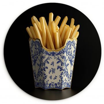 Friet - Porselein - Delfts blauw - Eten