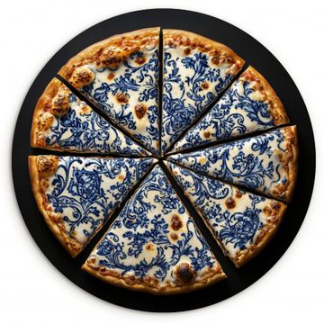 Pizza - Eten - Delftsblauw