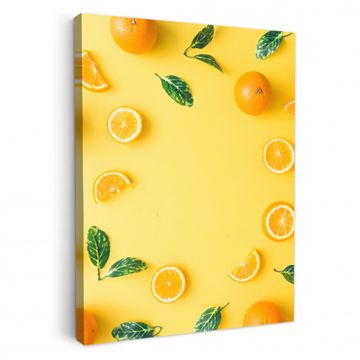 Canvas - Zomerse Citruspracht