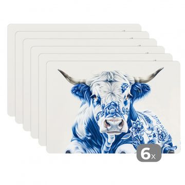 Placemat - Delfts Blauwe Stier 